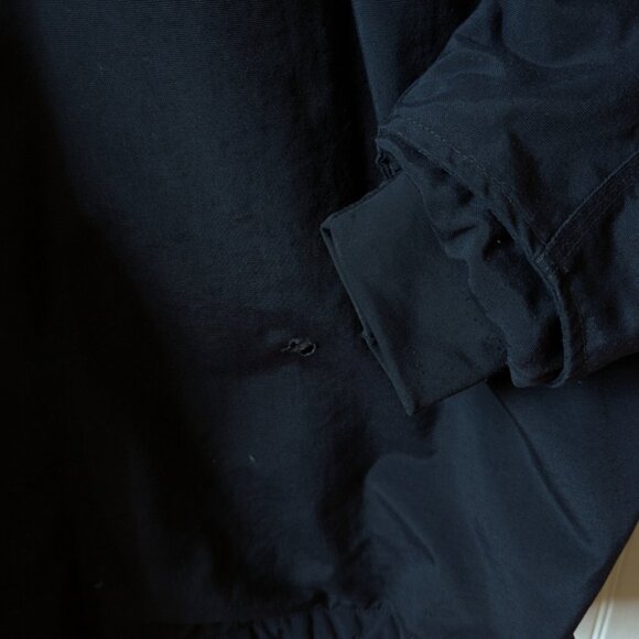 Carhartt Jacket Mens Corduroy Collar Fleece Lined Nylon Black Zip J199? 3XL - Picture 7 of 16